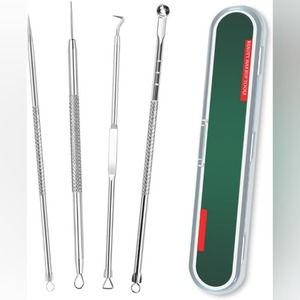 Blackhead Remover New Professional Stainless Steel Pimple‎ Popper Set Sealed